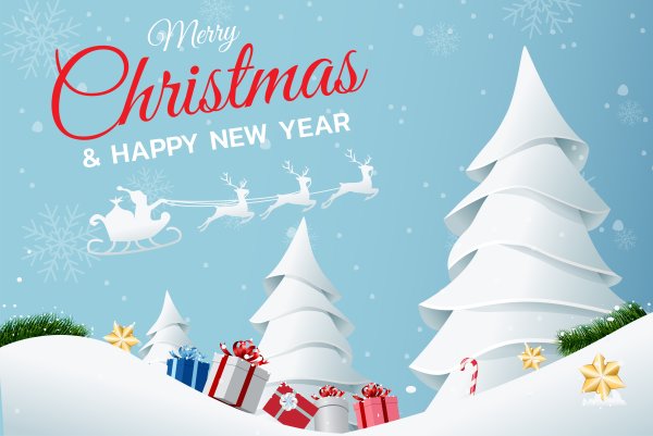 Плакат Merry Christmas