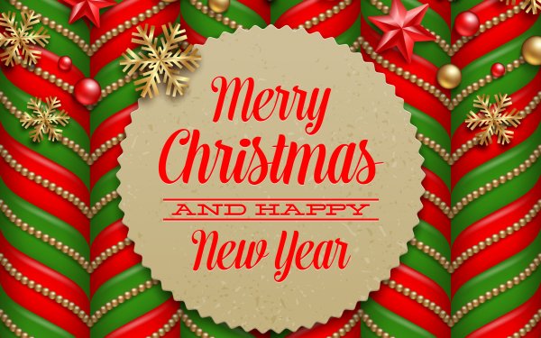 Merry Christmas and Happy New year открытки