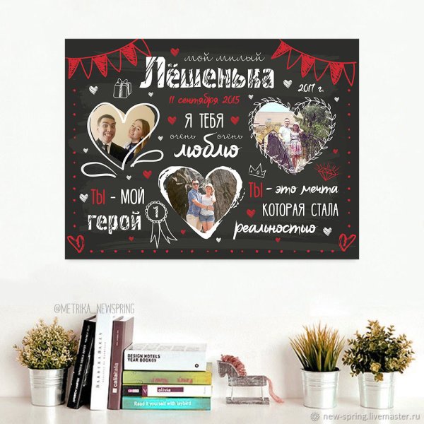 Постер для любимого мужчины