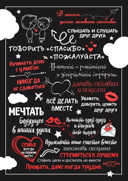 Плакат для влюбленных
