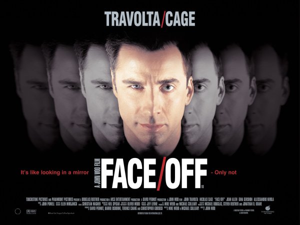 Face off Nicolas Cage 1997 poster
