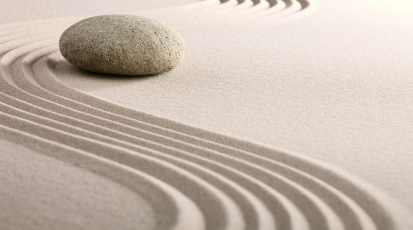 Сад камней сверху