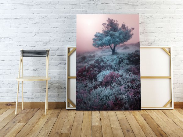 Фреска на стену Лавандовые поля