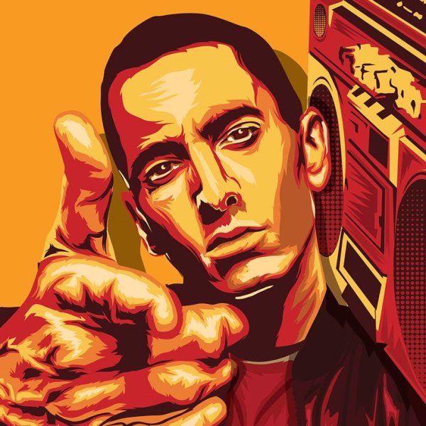 Стиль поп арт портрет WPAP