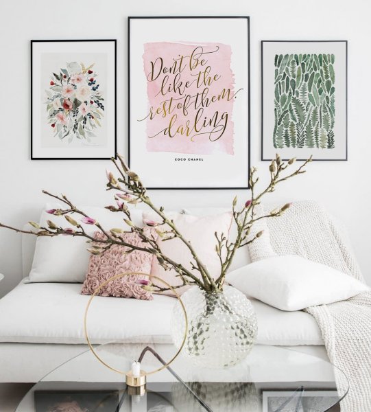 Весенние постеры для интерьера