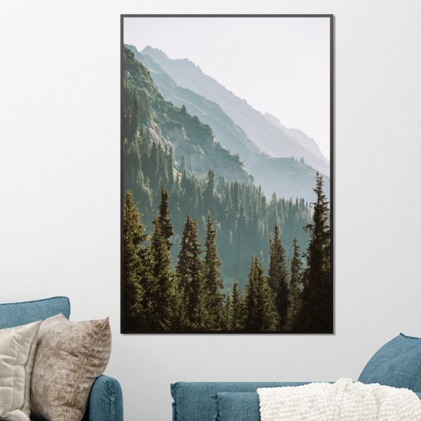 Постеры на стену горы и лес