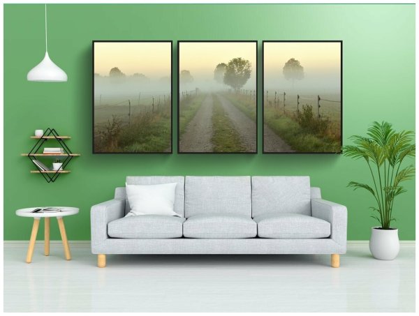 Постер "туман" 40 x 50 см