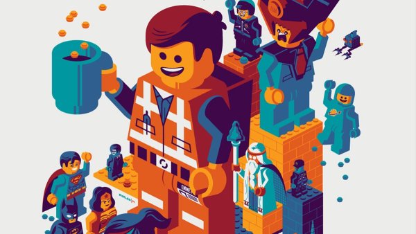 Лего плакат