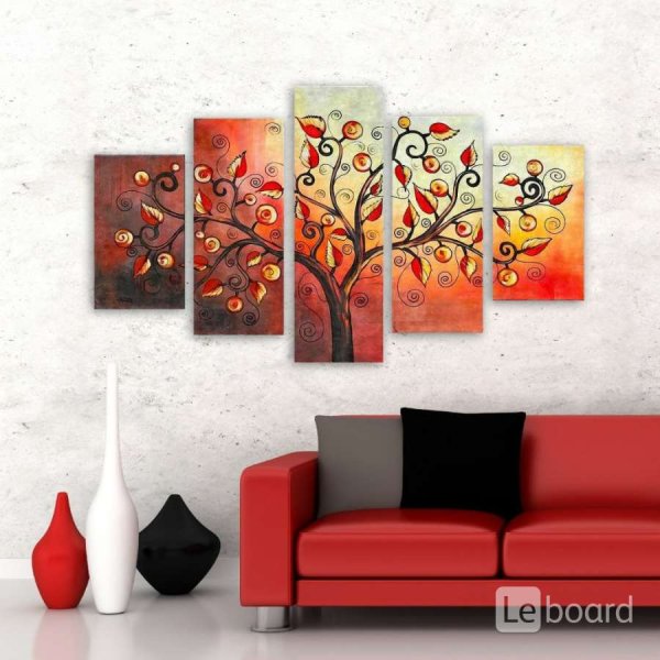 4сезона дерево триптих