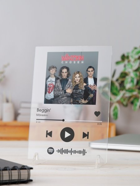 Стеклянные постеры спотифай