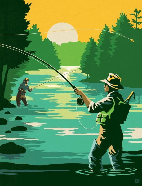 Постер для рыбака