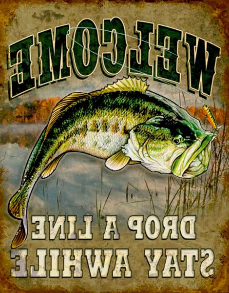 Плакат про рыбаков