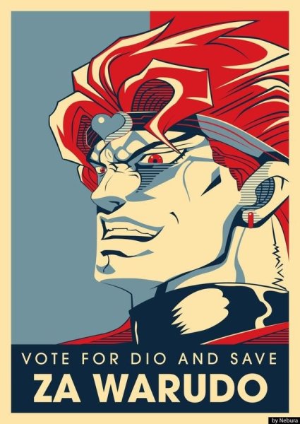 Джоджо плакаты дио