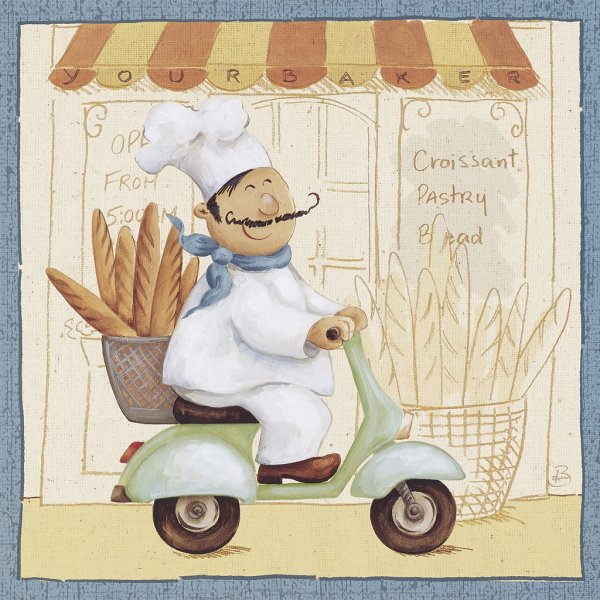 Повар живопись