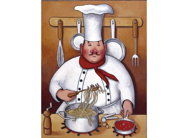 Стильный плакат для повара