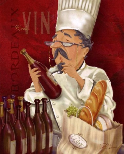 Французский повар арт