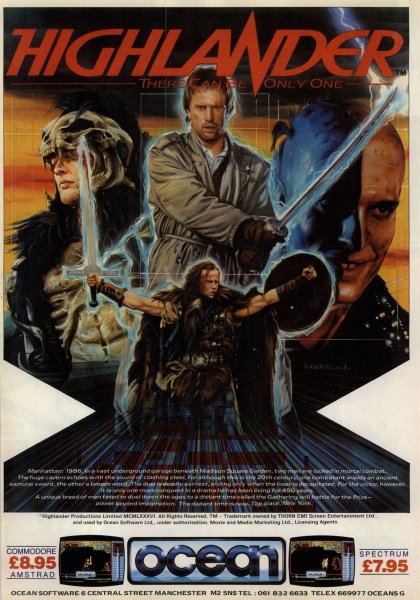 Горец фильм 1986