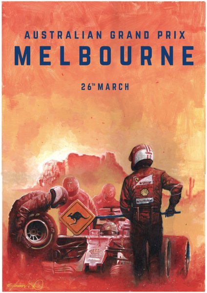 Grand prix poster f1