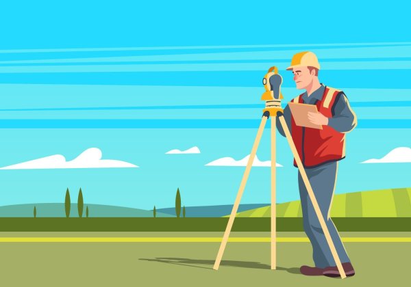 Геодезист мультяшный