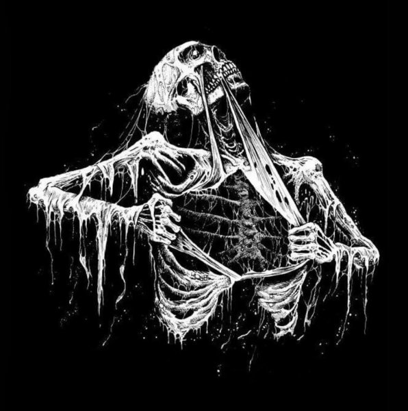 Фиолетовый скелет