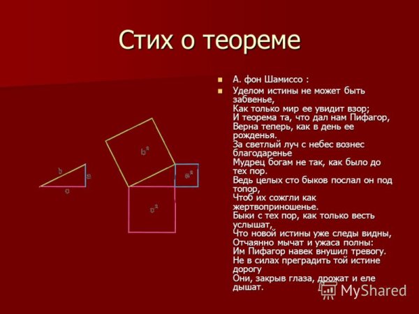Где используется теорема Пифагора