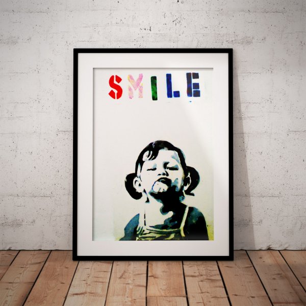 Бэнкси плакат в Киеве