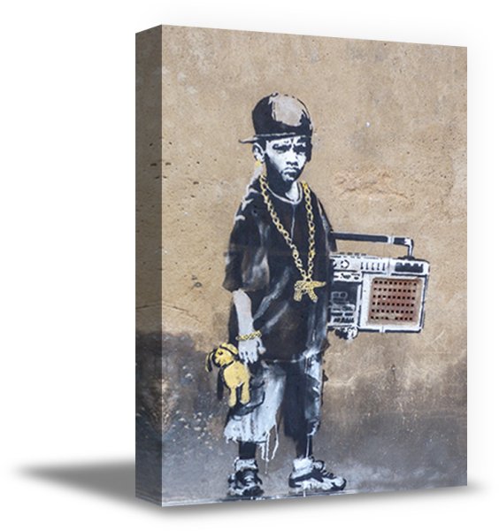 Banksy граффити Постер