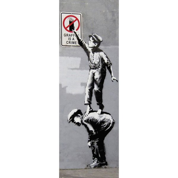 Banksy Flower Thrower