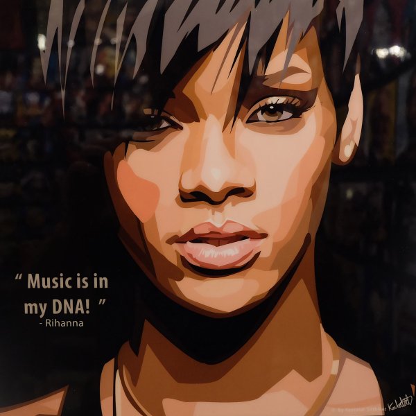 Рианна плакат