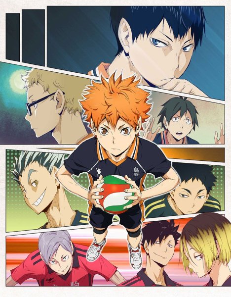 Аниме волейбол Haikyuu