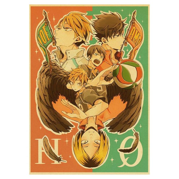 Волейбол аниме Постер