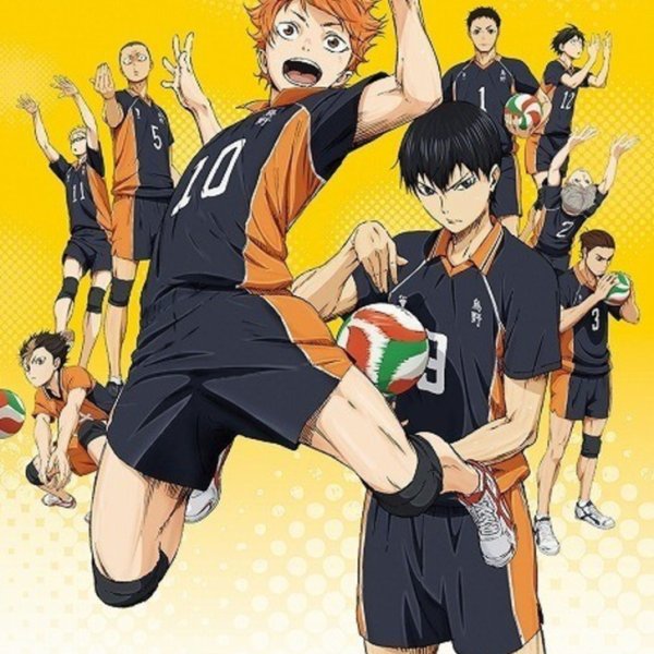 Волейбол плакат Карасуно