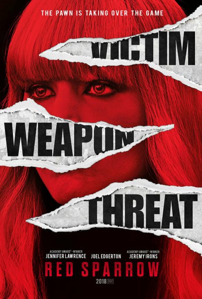 Красный Воробей фильм Постер