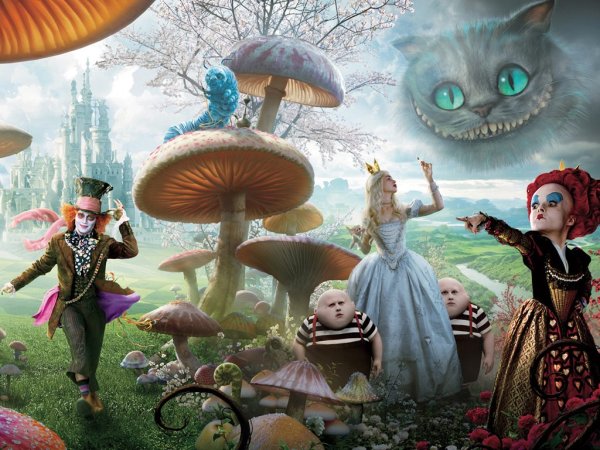 Алиса в стране чудес тим Бертон