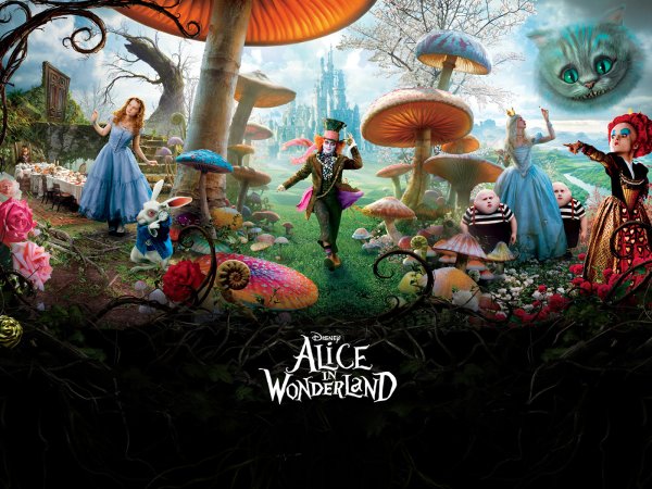 Алиса в стране чудес тим Бертон