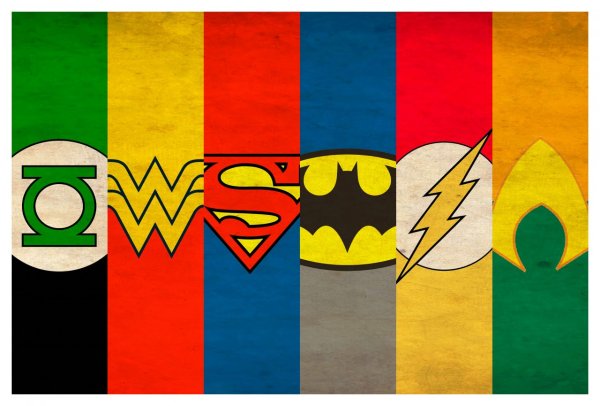 Постер в стиле супергероев