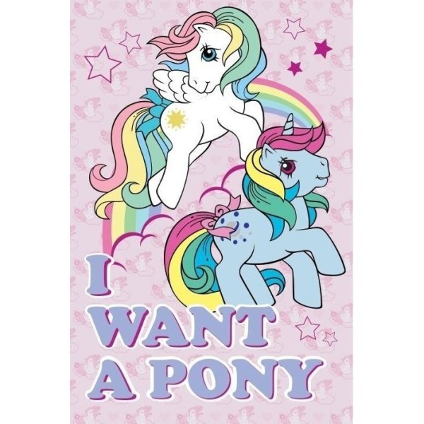 Мой маленький пони плакат