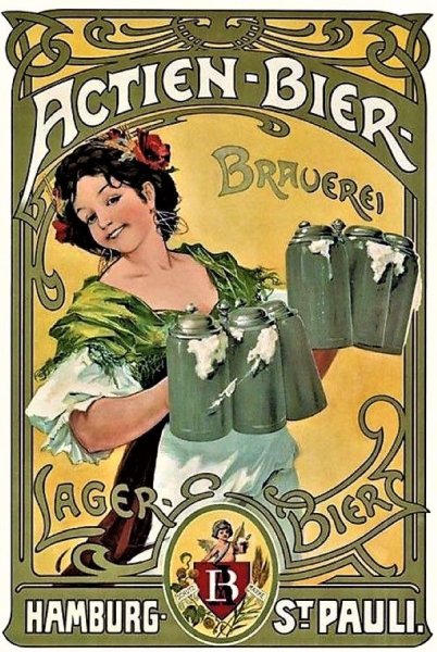 Ретро Постер пиво