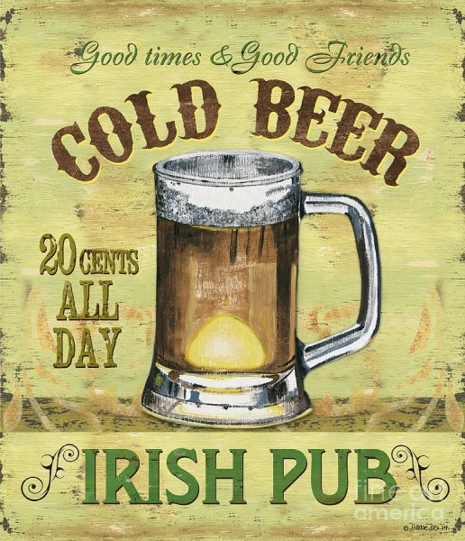 Старые рекламные плакаты пива