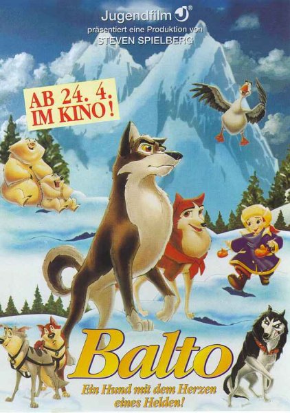 Балто мультфильм Постер