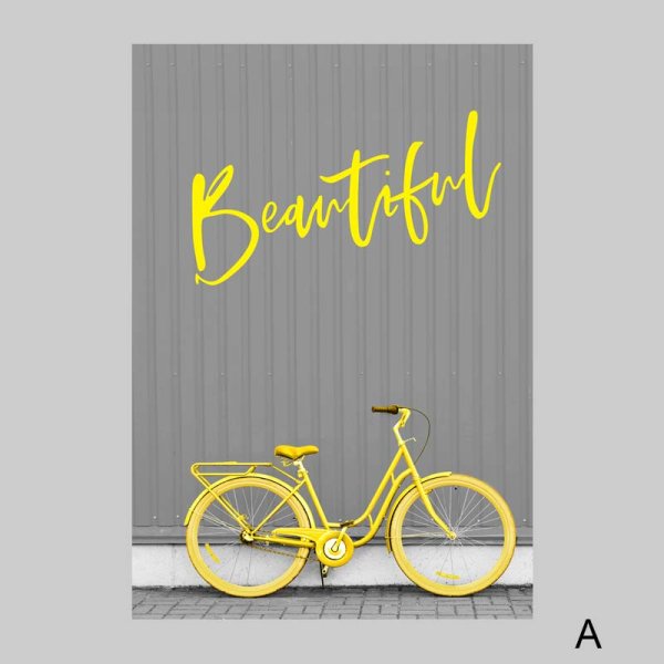 Желтый плакат