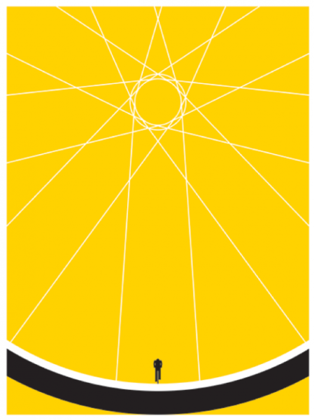 Желтые постеры для интерьера