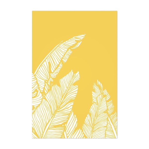 Постер желтый