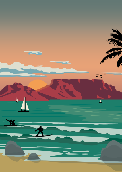 Постер путешествия