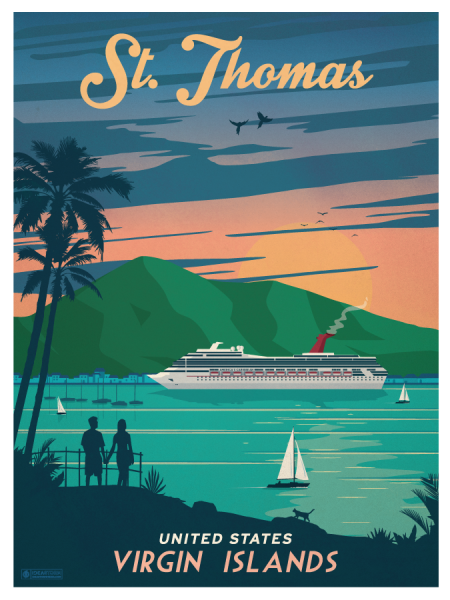 Винтажные постеры Маями