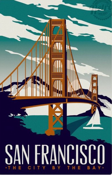 Винтажные постеры путешествия