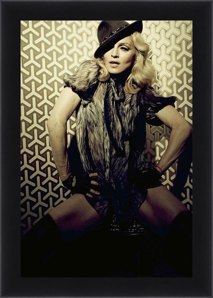 Мадонна на прозрачном фоне