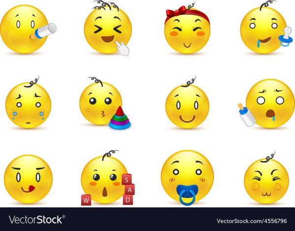 Постер со смайлами