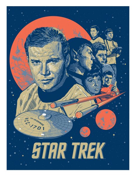 Звездный путь 1966 Постер