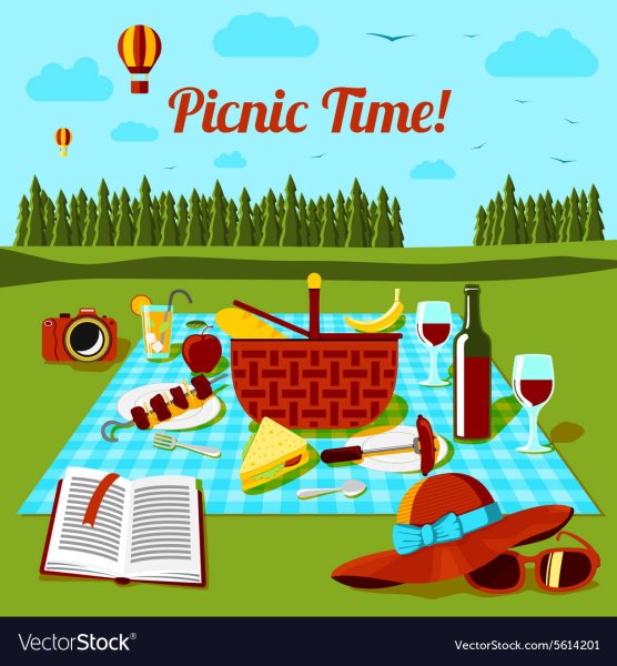 Приглашение на пикник на природе